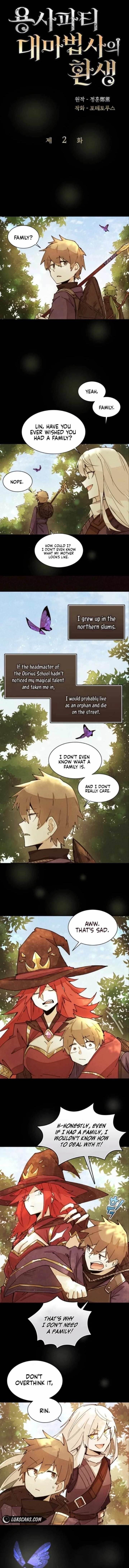 The Great Mage of the Hero’s Party Reincarnates - Chapter 2 Page 1