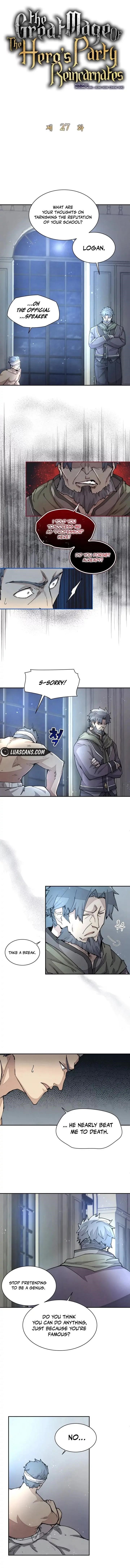 The Great Mage of the Hero’s Party Reincarnates - Chapter 27 Page 1