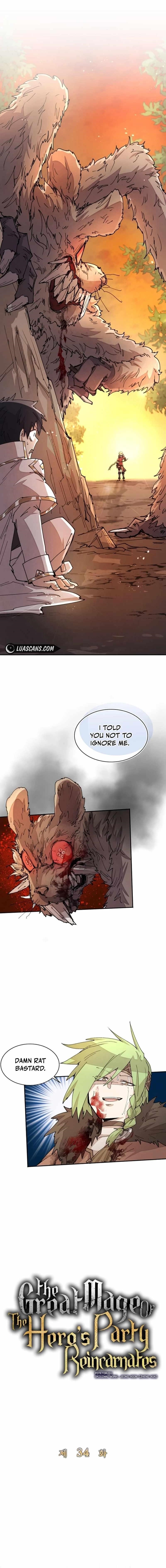 The Great Mage of the Hero’s Party Reincarnates - Chapter 34 Page 1
